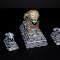Small OpenForge 2.0 Lion Statues 3D Printing 78262
