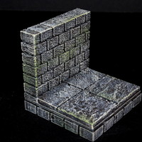 Small OpenForge 2.0 Cut Stone Wall 3D Printing 78309