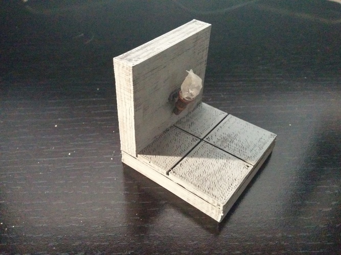 OpenForge Smooth Torch Wall 3D Print 78392