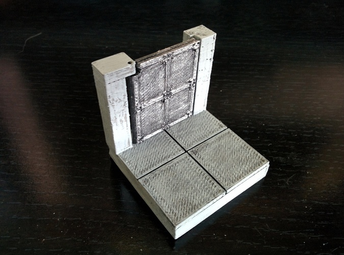 Openforge Smooth (& Edge)  Rectangle Doorway 3D Print 78403