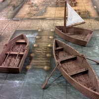 Small OpenForge rowboats 3D Printing 78409