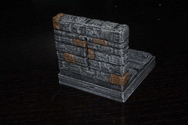 OpenForge Arrow Slit Stone Walls 3D Print 78428