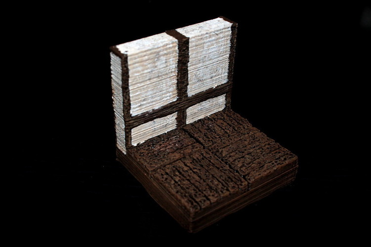 OpenForge Tudor Wall Tile 3D Print 78500