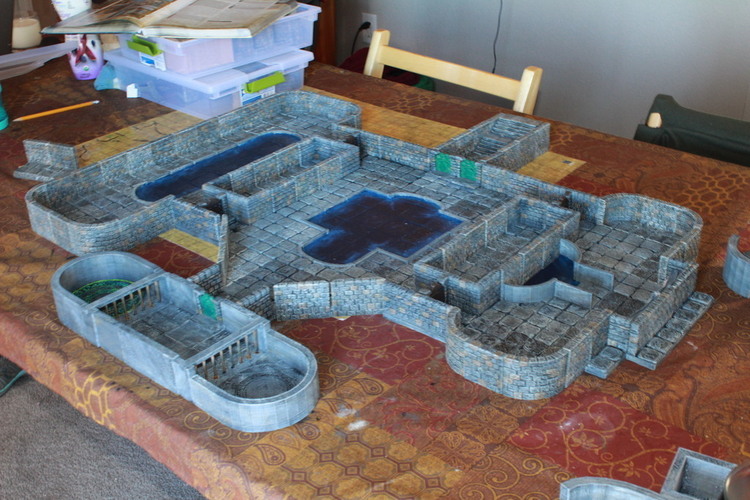 OpenForge Low Wall Pool Tiles 3D Print 78523