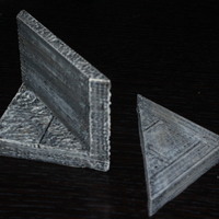 Small OpenForge Smooth Edge Diagonal Tile 3D Printing 78549