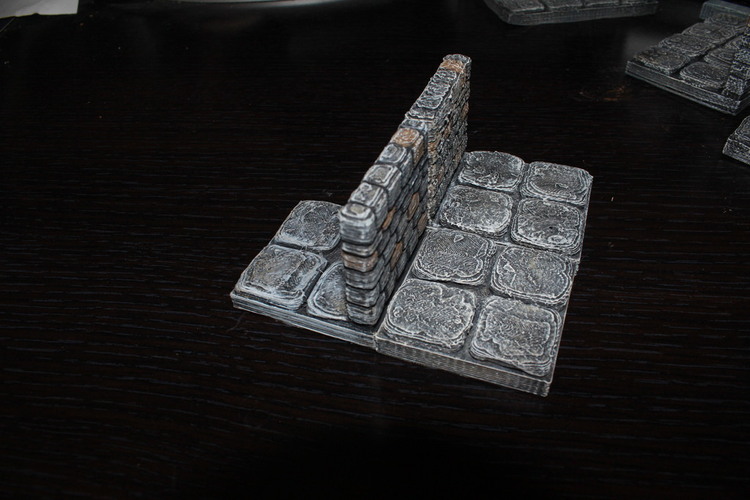 OpenForge Stone Dungeon Edge Walls 3D Print 78570