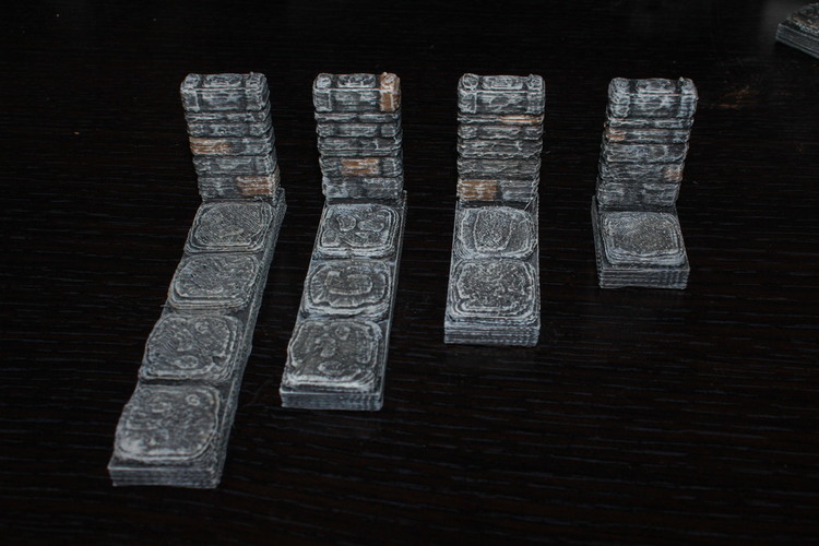 OpenForge Stone Dungeon Edge Walls 3D Print 78571