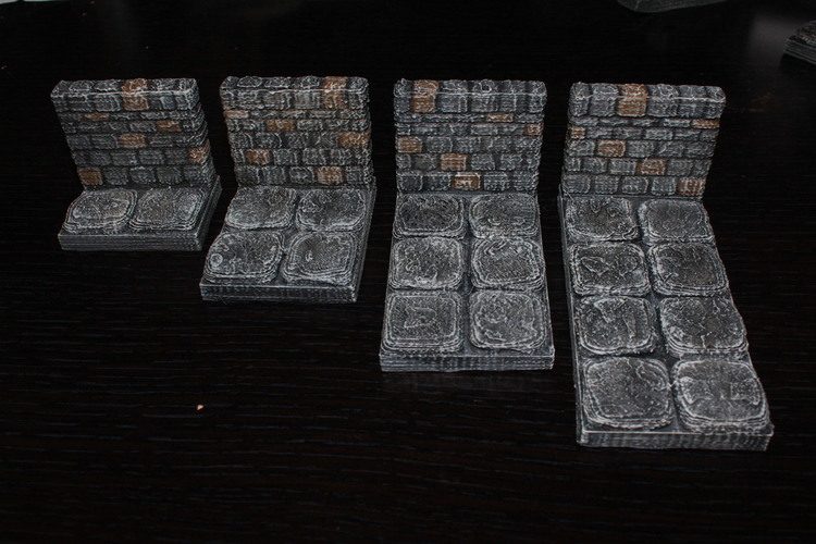 OpenForge Stone Dungeon Edge Walls 3D Print 78572