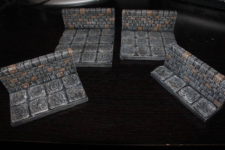 OpenForge Stone Dungeon Edge Walls 3D Print 78574