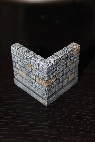 OpenForge Stone Dungeon Corner 3D Print 78577