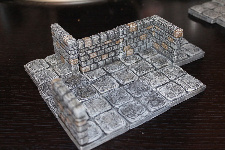 OpenForge Stone Dungeon Walls 3D Print 78581