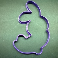 Small Bunny Cookie Cutter 3D Printing 79158