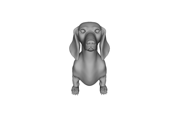 Wiener Dog Sit! 3D Print 79419