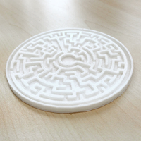 Small Maze Coaster 3D Printing 79425