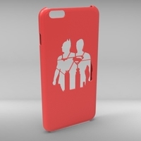 Small batman vs superman iphone 6 case 3D Printing 79540