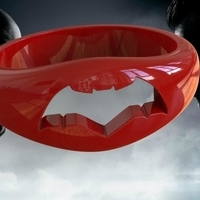 Small batman vs superman ring 2 3D Printing 79551