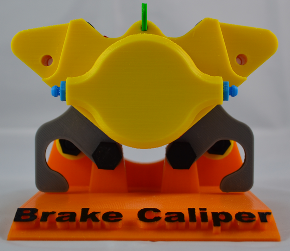 Educational Brake Caliper 3D Print 79625
