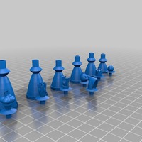 Small Headsman's Chess 3D Printing 797