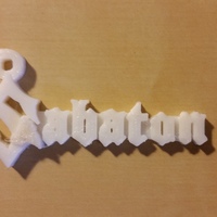 Small Sabaton - Key Chain 3D Printing 80070