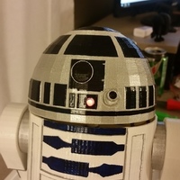 Small R2D2 - Non Electronic Version 3D Printing 80083