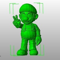 Small Mario (posed) 3D Printing 80675