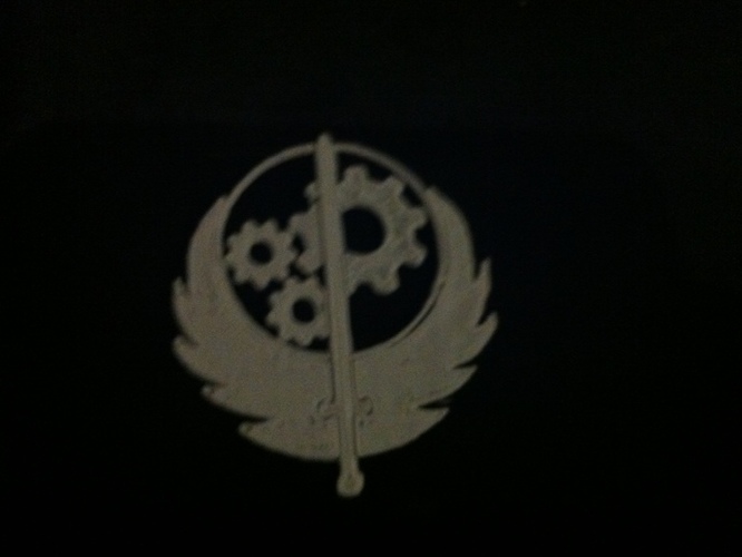 Brotherhood Of Steel logo 3D Print 80694
