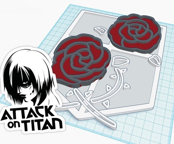 Attack on Titan Garrison Regiment Emblem 3D Print 80810