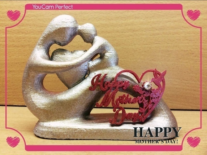 Happy Mother Day 3D Print 80840
