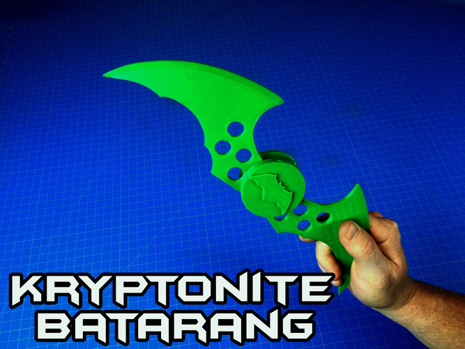  Kryptonite Batarang Switchblade 3D Print 80899