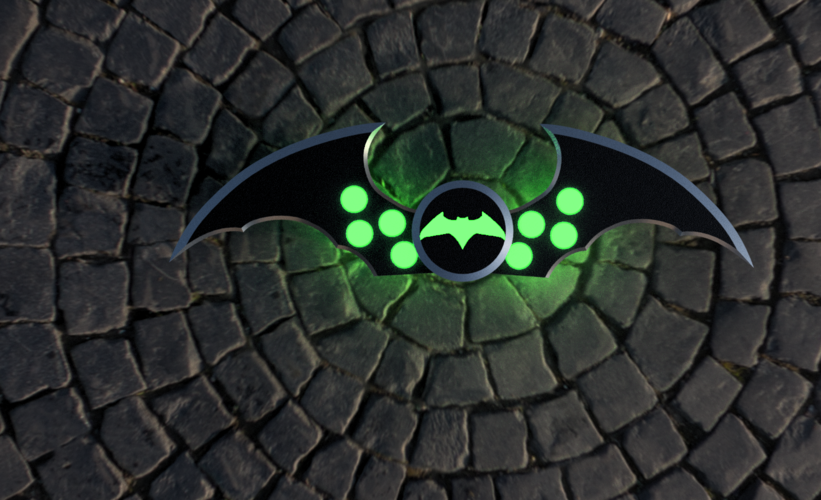  Kryptonite Batarang Switchblade 3D Print 80912