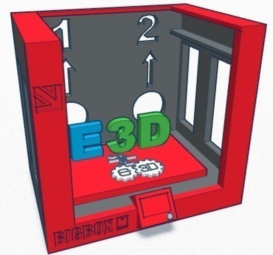 BigBox 3D Test Print Model with or without Support 3D Print 81345