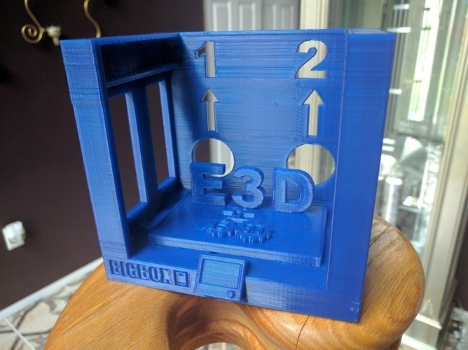 BigBox 3D Test Print Model with or without Support 3D Print 81346