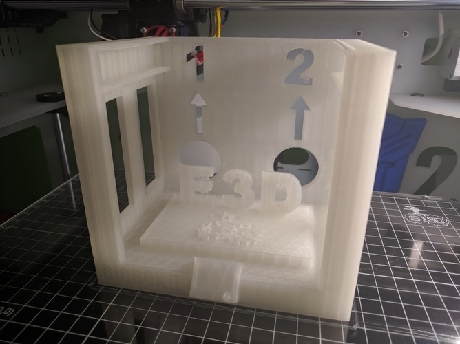 BigBox 3D Test Print Model with or without Support 3D Print 81349