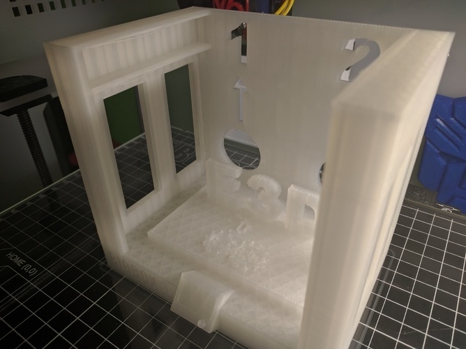 BigBox 3D Test Print Model with or without Support 3D Print 81350