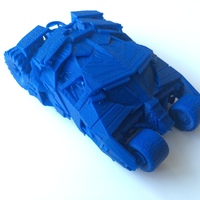 Small Batmobile Tumbler 3D Printing 81601
