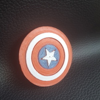 Small Captain America Shield 3D Printing 81657