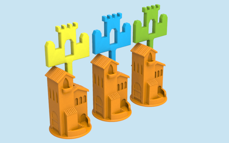 Catan pieces (Cities & Knights + Seafarers) 3D Print 82076