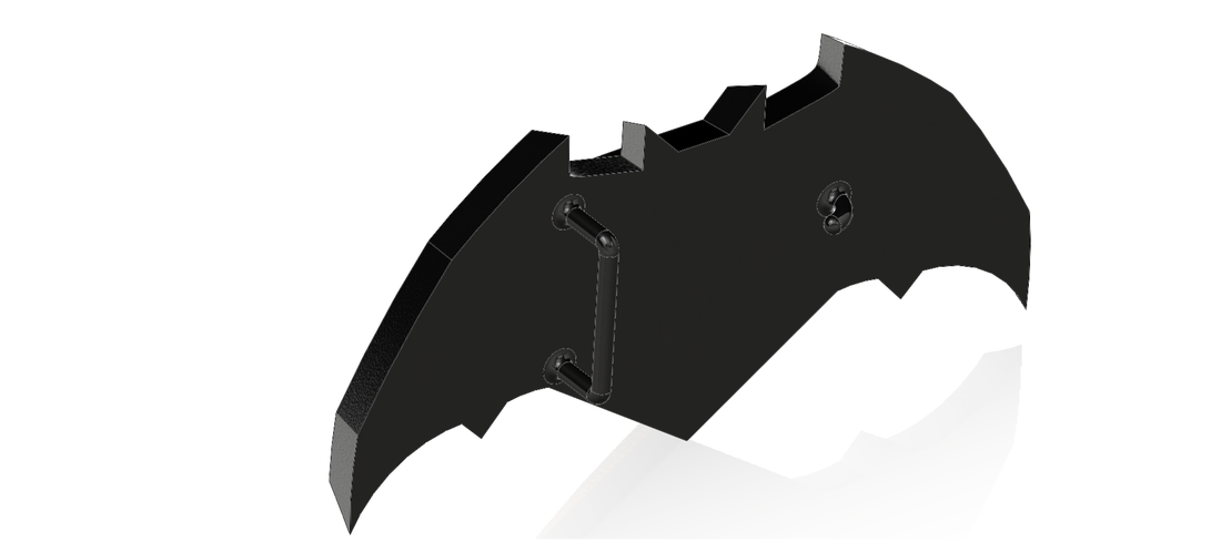 BatmanVSSupermanBeltBuckle 3D Print 82222