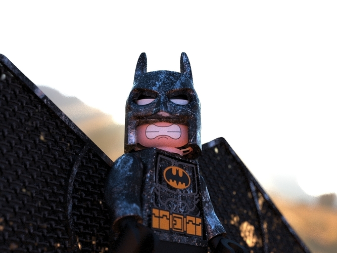 Flying Lego Batman 3D Print 82325 Flying Lego Batman 3D Print 82325