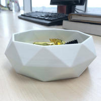 Small Low Poly Bowl 3D Printing 82399