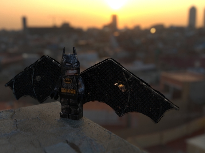 Flying Lego Batman 3D Print 82406 Flying Lego Batman 3D Print 82406