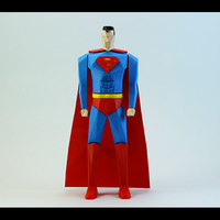 Small Superman Low Poly 3D Printing 82501