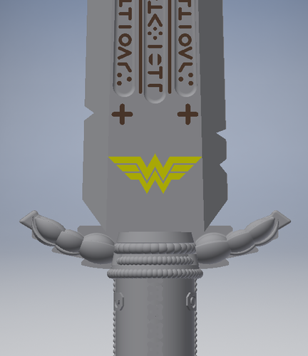 Wonder Woman's Sword (BvS:DoJ) 3D Print 82692
