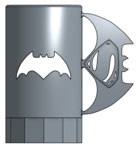 Beer Koozie - Batman/Superman 3D Print 82703