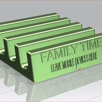 Small Family Time - Mobile Device Holder 3D Printing 82965