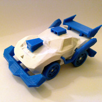 Small 3DRacers - RC Car, Arduino-compatible and smartphone enabled! 3D Printing 83008