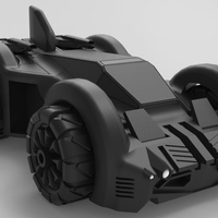 Small Batmobile 2.84 3D Printing 83090