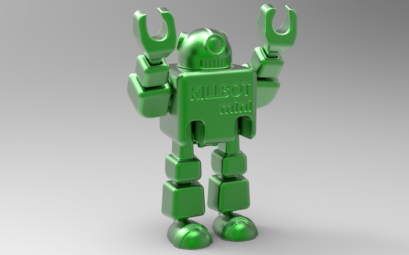 Print-in-Place KILLBOT mini v2.1 3D Print 83118