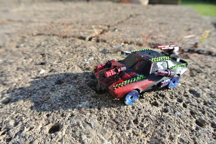 Mad Max Toy Car - 3DRacers 3D Print 83158