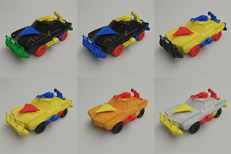 Mad Max Toy Car - 3DRacers 3D Print 83159